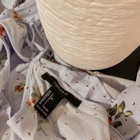 F21 Blue Mini Dress - Picture 3 of 3